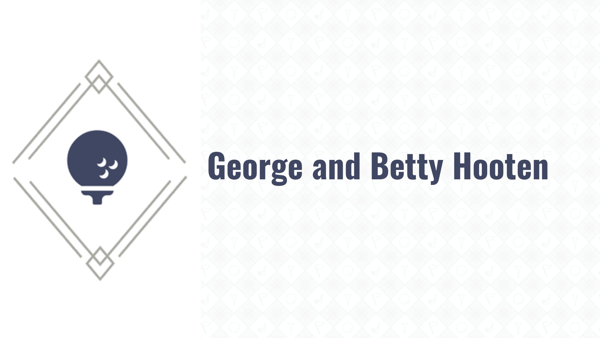 George and Betty Hooten